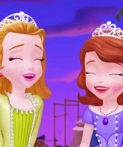 Sofia The First And Amber Paint By Numbers