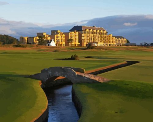 St Andrews Golf Scotland Paint By Numbers