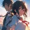 Taki And Mitsuha Paint By Number