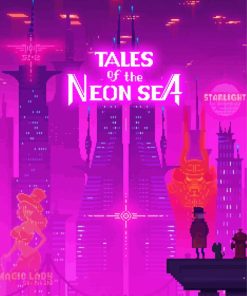 Tales Of The Neon Sea Paint By Number