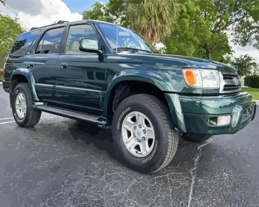 Close Up Toyota 4Runner Paint By Number