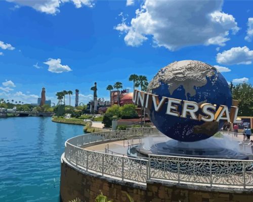 Universal Orlando Studios Paint By Numbers