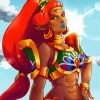 Urbosa Anime Girl Paint By Numbers