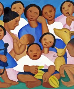 A Familia By Tarsila Do Amaral Paint By Numbers