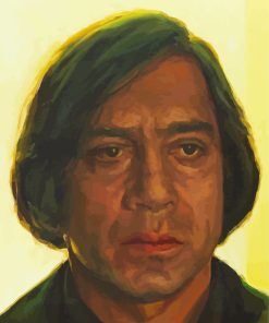 Abstract Anton Chigurh Paint By Number