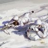 Abstract Snow Snipers Paint By Numbers