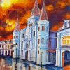 Abstract St Louis Cathedral Paint By Numbers