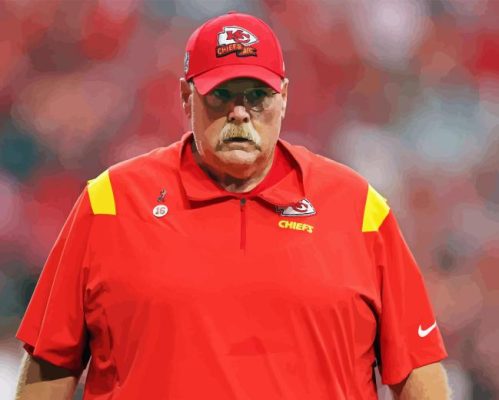 Andy Reid Coach Paint By Number