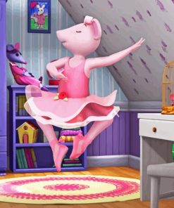 Angelina Ballerina Dancing Paint By Number