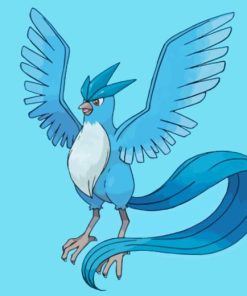 Articuno Pokemon Paint By Number