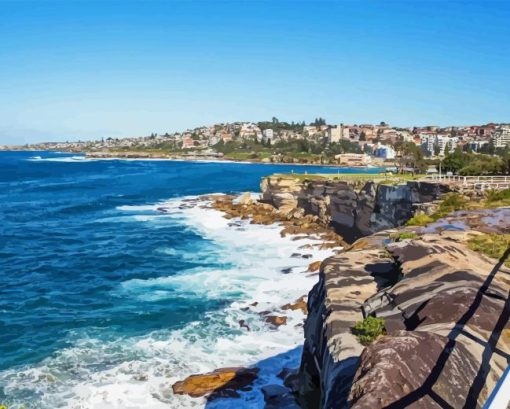 Australia Bondi To Coogee Walk Paint By Number