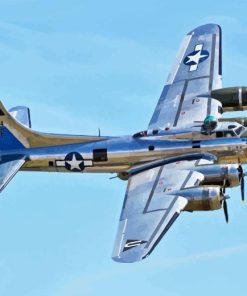 B17 Bomber Paint By Number