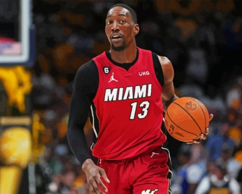 Bam Adebayo Player Paint By Numbers