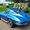 Blue 67 Stingray Paint By Numbers