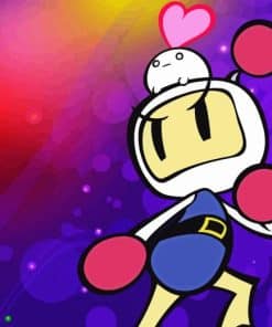 Bomberman Character Paint By Numbers