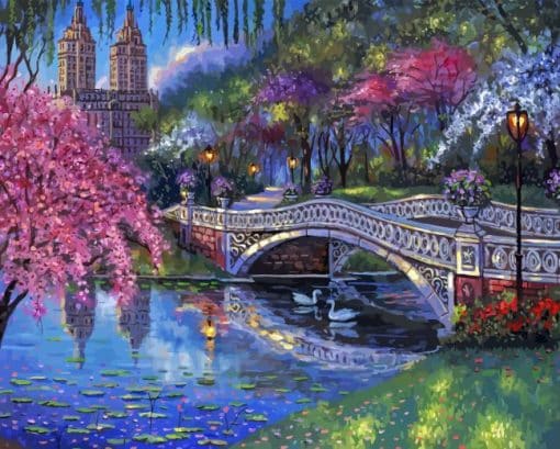 Bow Bridge Paint By Numbers