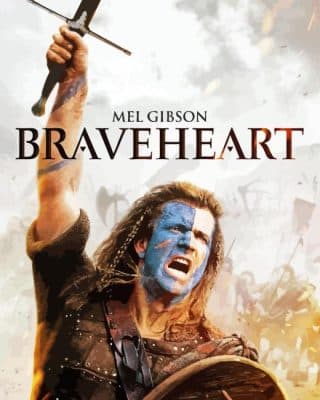 Braveheart Movie Poster Paint By Numbers