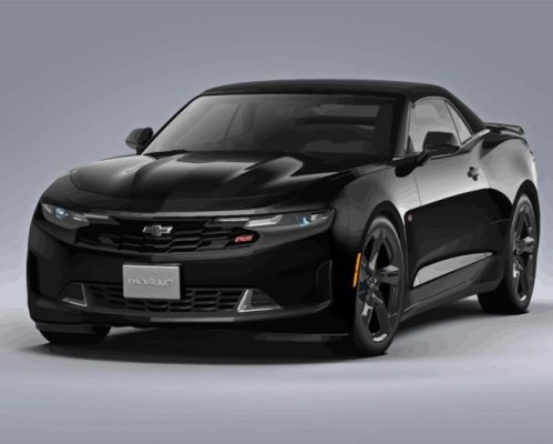 Camaro Black Car Paint By Numbers