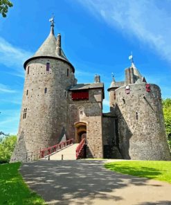 Castell Coch Paint By Numbers
