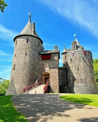 Castell Coch Paint By Numbers