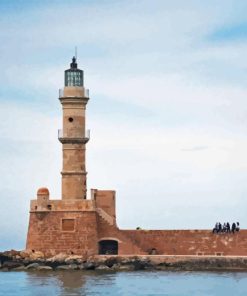 Chania Lighthouse Paint By Numbers