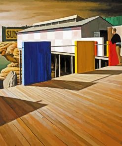 Coogee Baths Winter By Jeffrey Smart Paint By Number