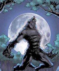 Cool Werewolf Paint By Number
