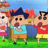 Crayon Shin Characters Paint By Number