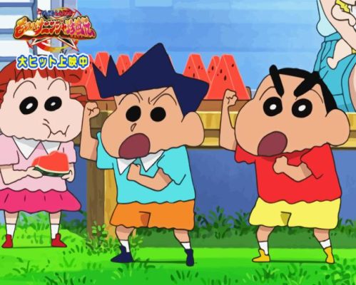 Crayon Shin Characters Paint By Number