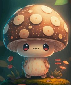 Cute Mushroom Paint By Numbers