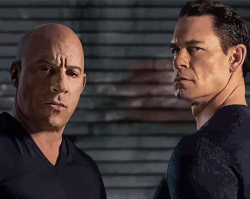 Dominic And Jakob Toretto Paint By Number