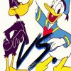 Donald Vs Daffy Paint By Numbers