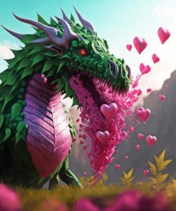 Dragon Love Paint By Number