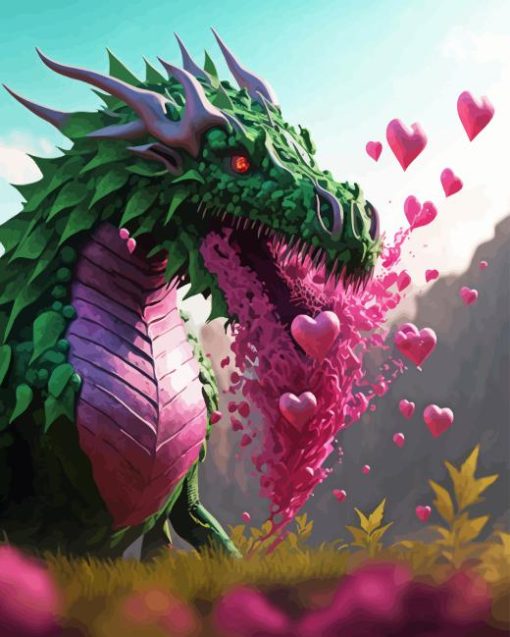 Dragon Love Paint By Number