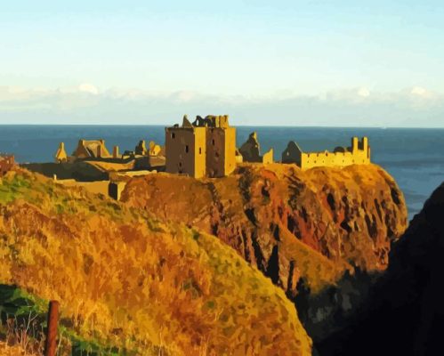 Dunnottar Castle Paint By Numbers