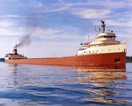 Edmund Fitzgerald Paint By Number