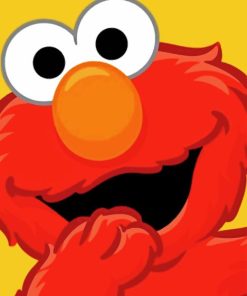 Elmo Monster Paint By Number