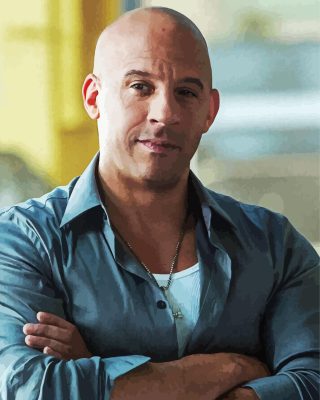 Fast And Furious Dominic Toretto Paint By Number