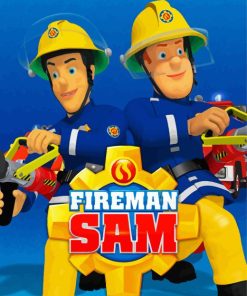 Fireman Sam Serie Poster Paint By Number