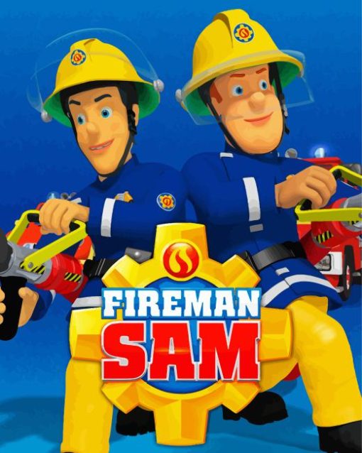 Fireman Sam Serie Poster Paint By Number