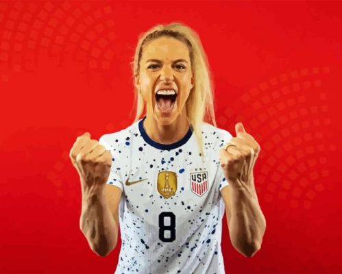 Footballer Julie Ertz Paint By Number