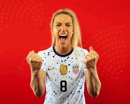 Footballer Julie Ertz Paint By Number