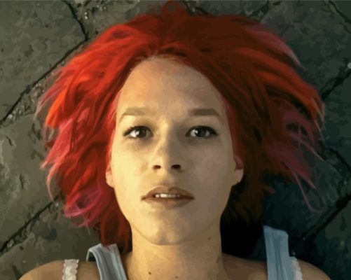 Franka Potente In Run Lola Run Paint By Number