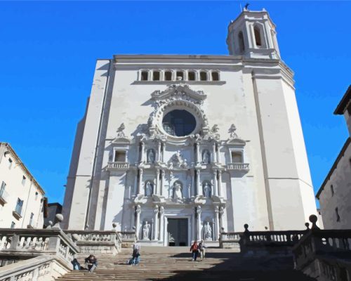 Girona Cathedral Paint By Number