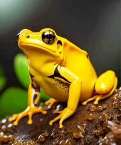 Golden Poison Dart Frog Paint By Number