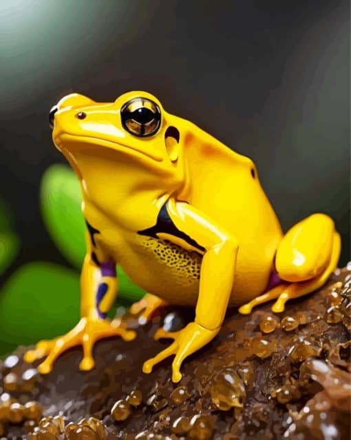 Golden Poison Dart Frog Paint By Number