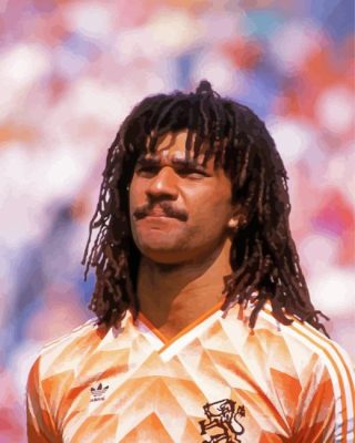 Gullit Footballer Paint By Number