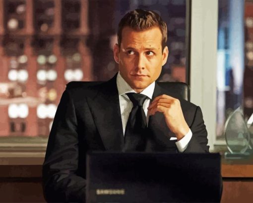 Harvey Specter Paint By Number