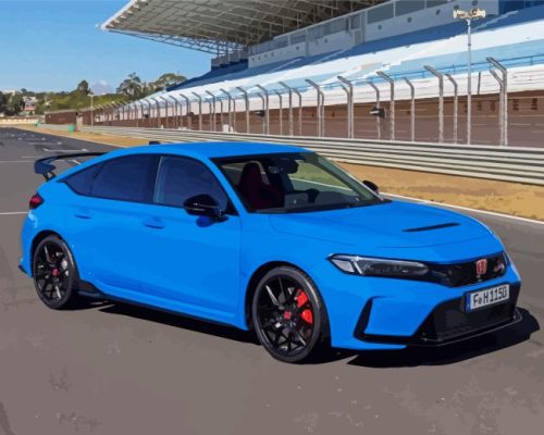 Honda Civic Type R Paint By Number