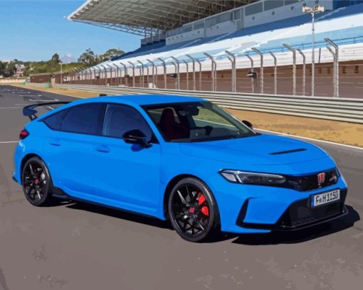 Honda Civic Type R Paint By Number